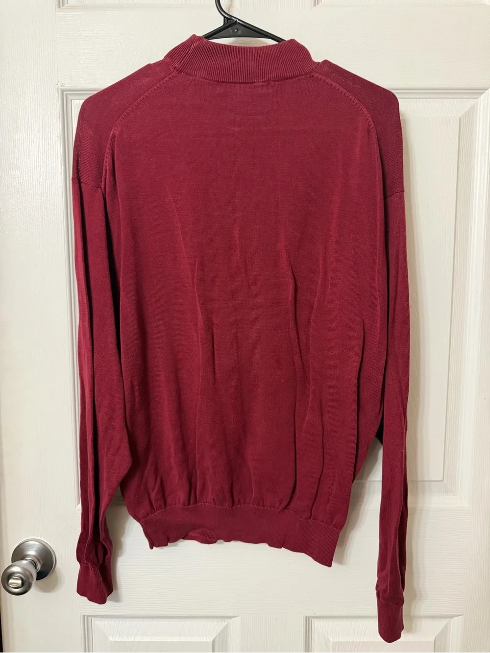 Pronto Uomo Wine Red Turtleneck Sweater